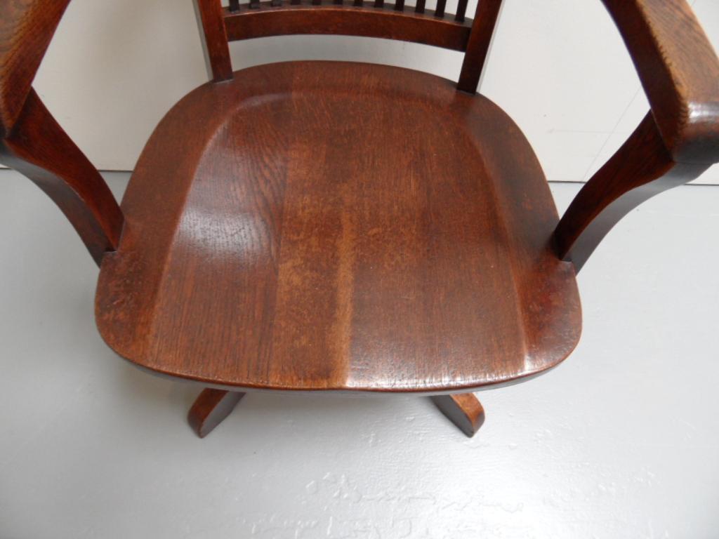 Antique Revolving Office Chair For Sale 1