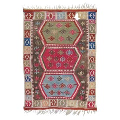 Antique Reyhanli Kilim - Mid 19th Century