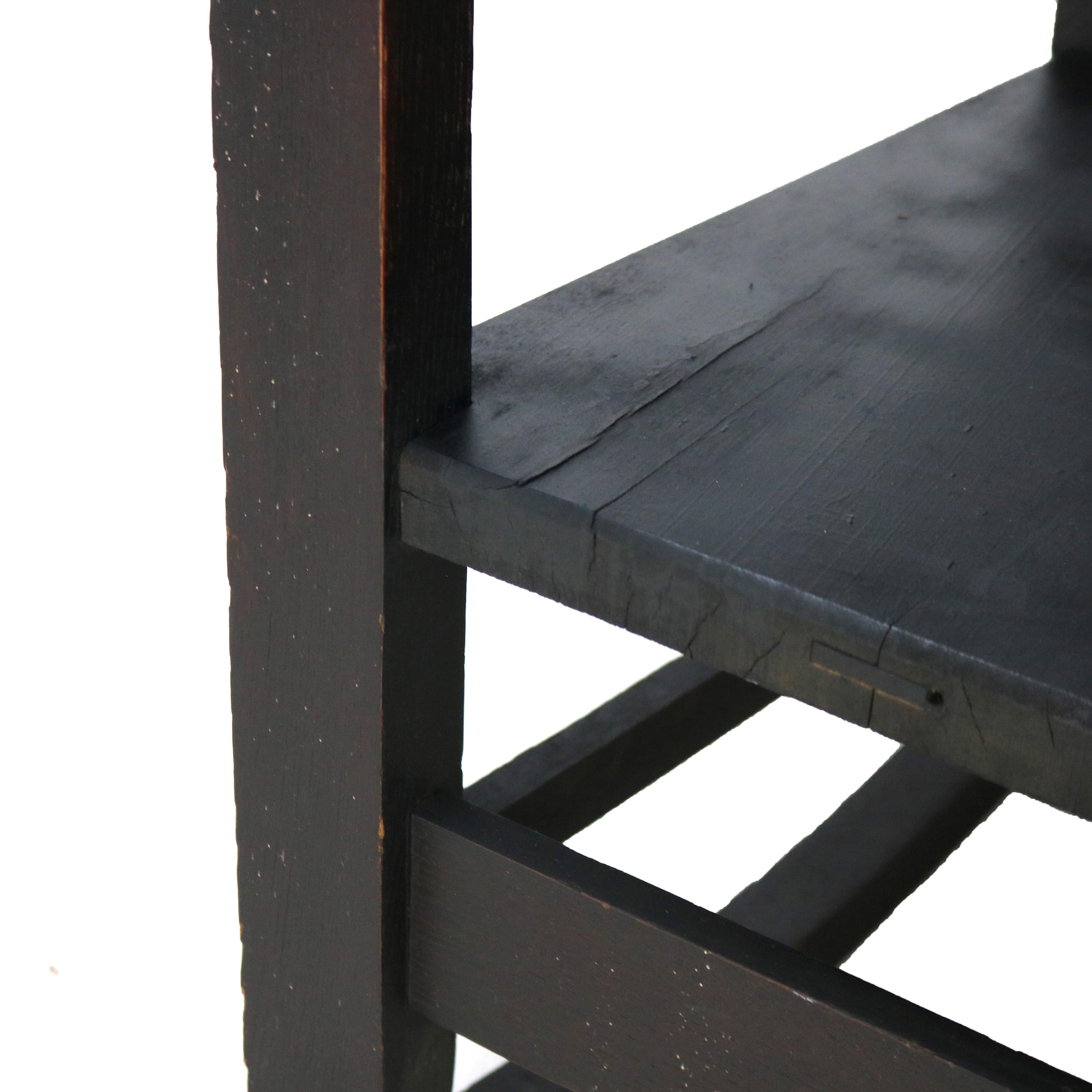 Antiquité RH Conant's Sons Mission Arts & Craft Oak Slat Back Rocking Chair c1910 en vente 4