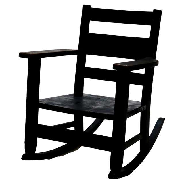 Antique Harden Line Arts and Crafts Mission Oak Rocking Chair c1910 For ...