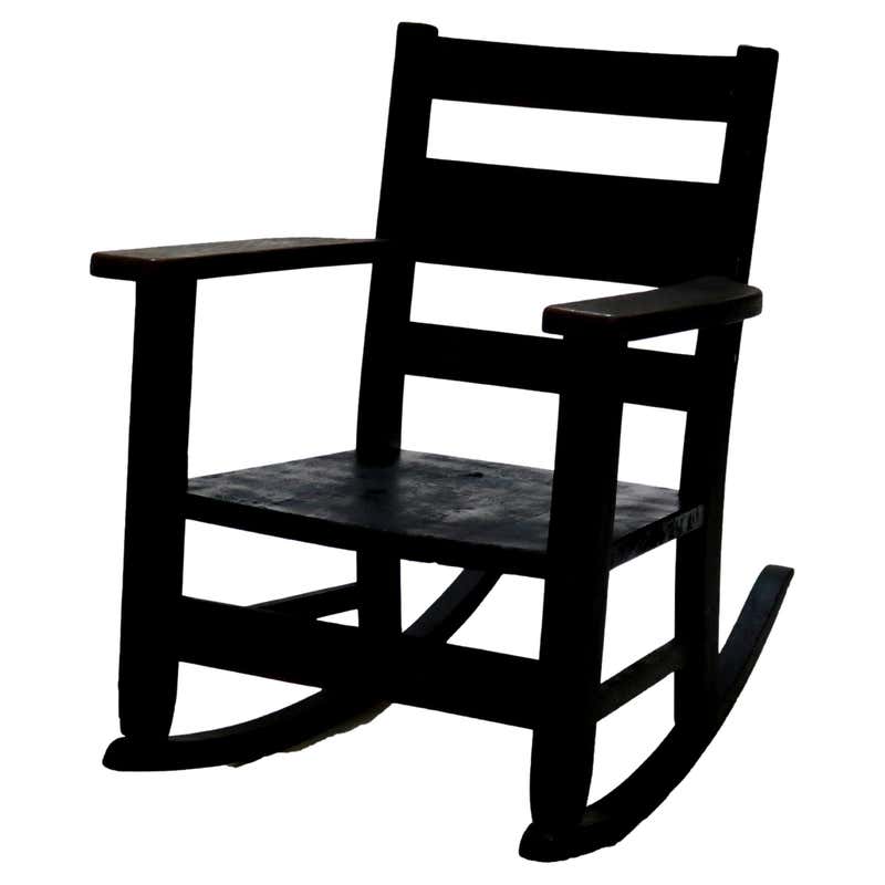 J.M. Young and Sons Antique Mission Oak Arts and Crafts Rocker Rocking ...