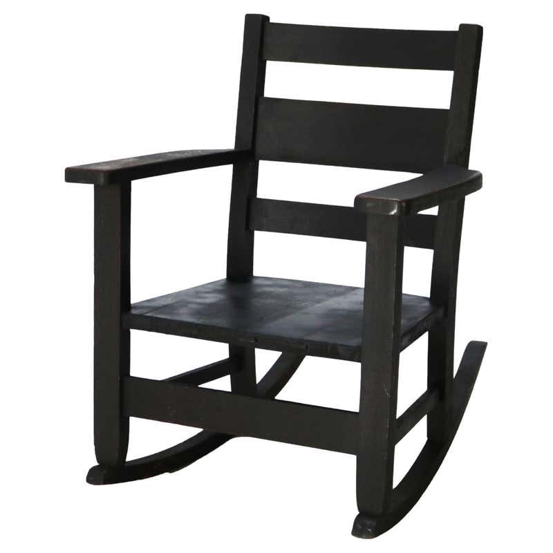 Antique Arts and Crafts Mission Oak Limbert Rocking Chair, circa 1920 ...