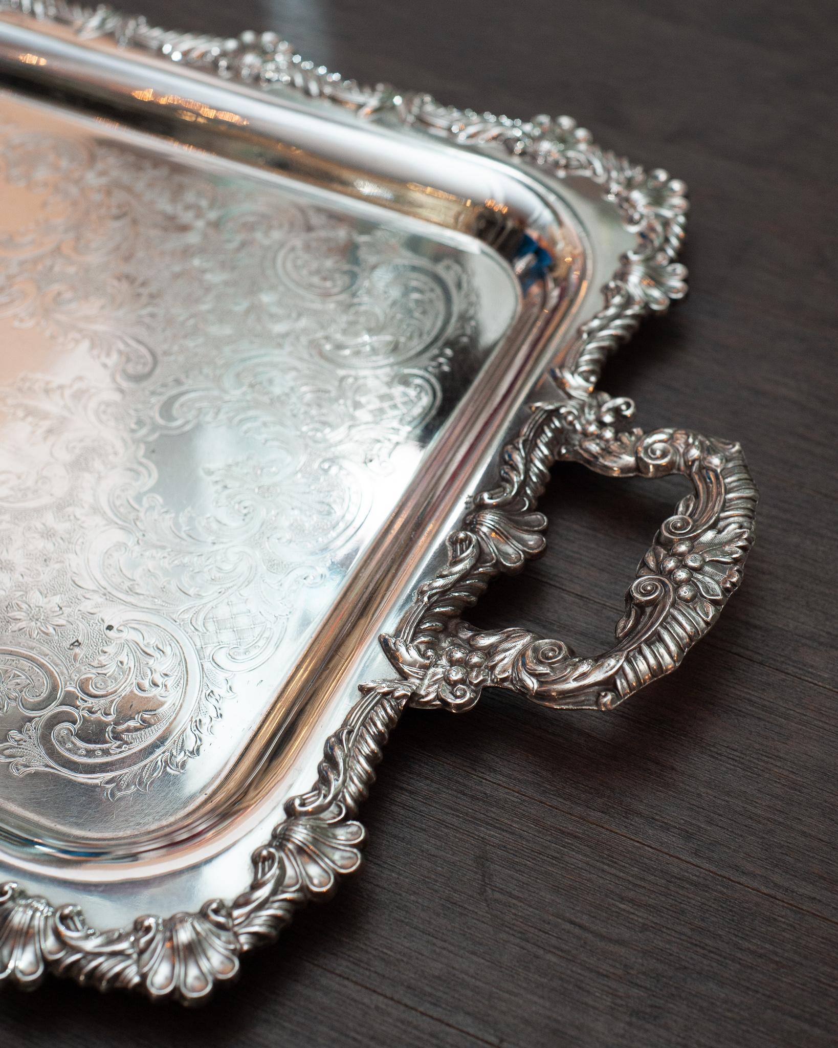 rideau plate silver tray