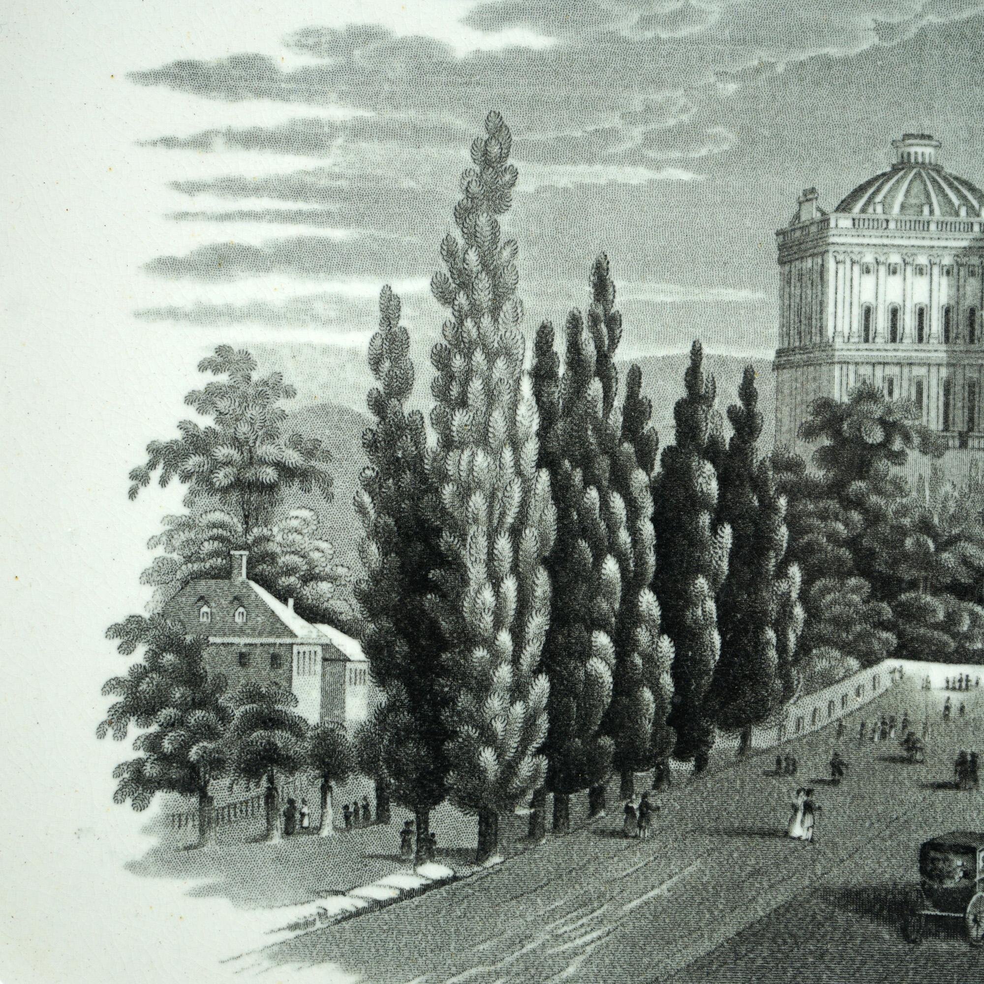 Antikes Ridgeway-Keramik-Transfergeschirr „View Of The Capital At Washington“ aus dem 19. Jahrhundert im Angebot 7