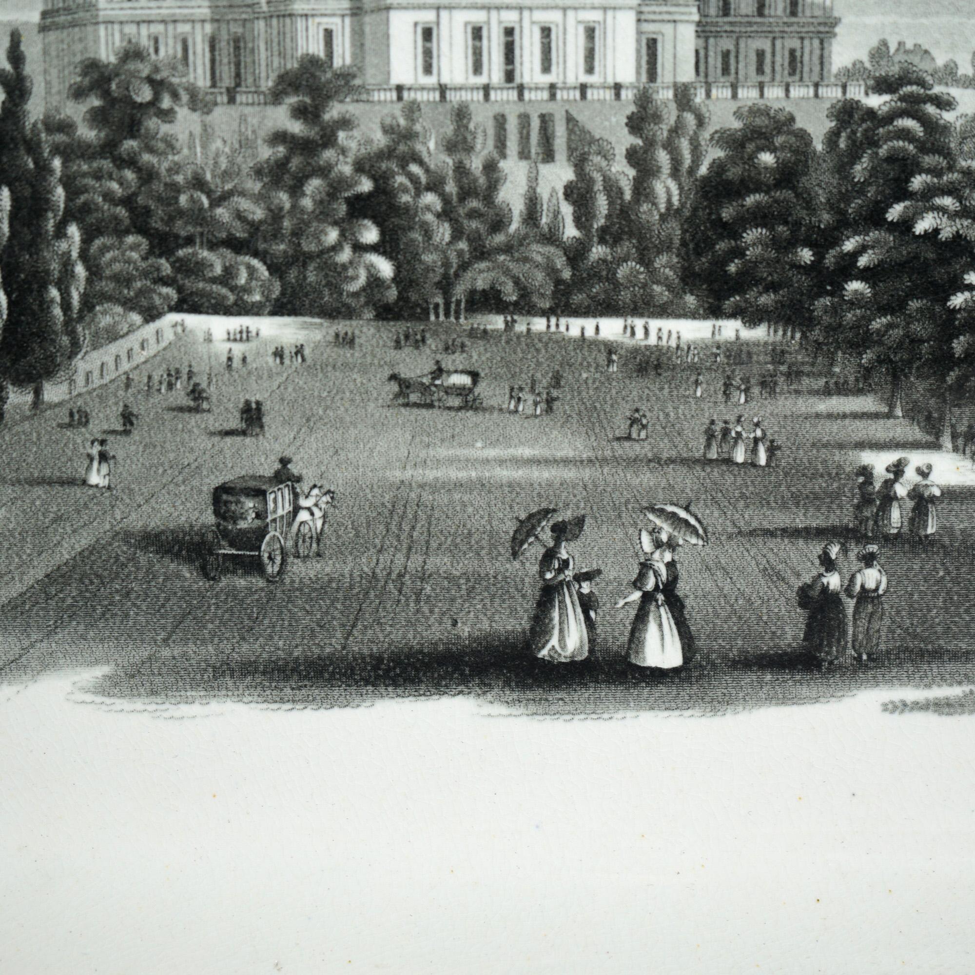 Antikes Ridgeway-Keramik-Transfergeschirr „View Of The Capital At Washington“ aus dem 19. Jahrhundert (Porzellan) im Angebot