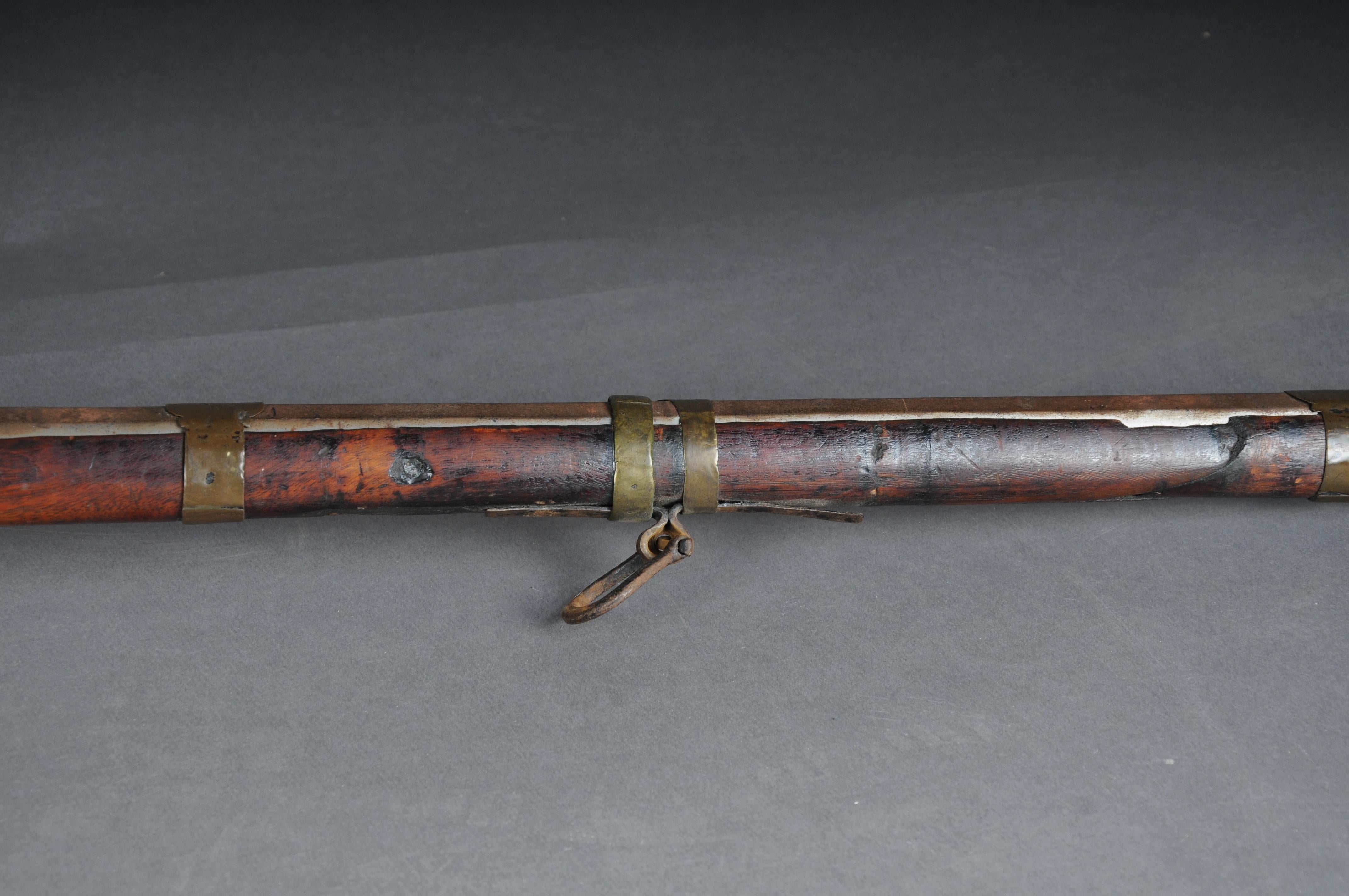 Inlay Antique Rifle, North Africa, Around 1910
