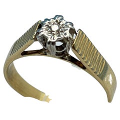 Antique Ring, 1940s in 375 Gold (9 carat)