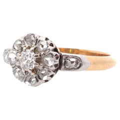 Bague antique sertie de diamants