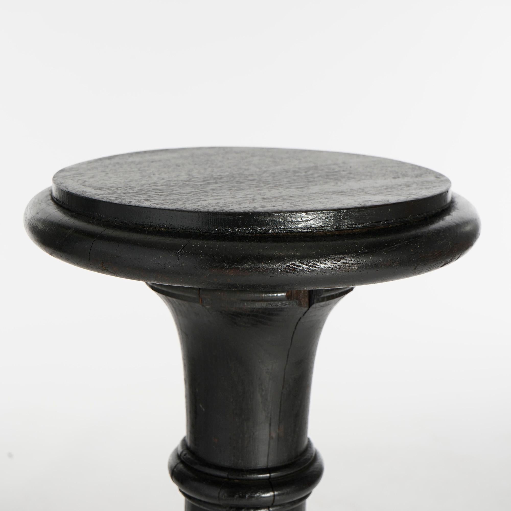 Antique RJ Horner School Carved Oak Sculpture Display Pedestal, Circa 1900 1