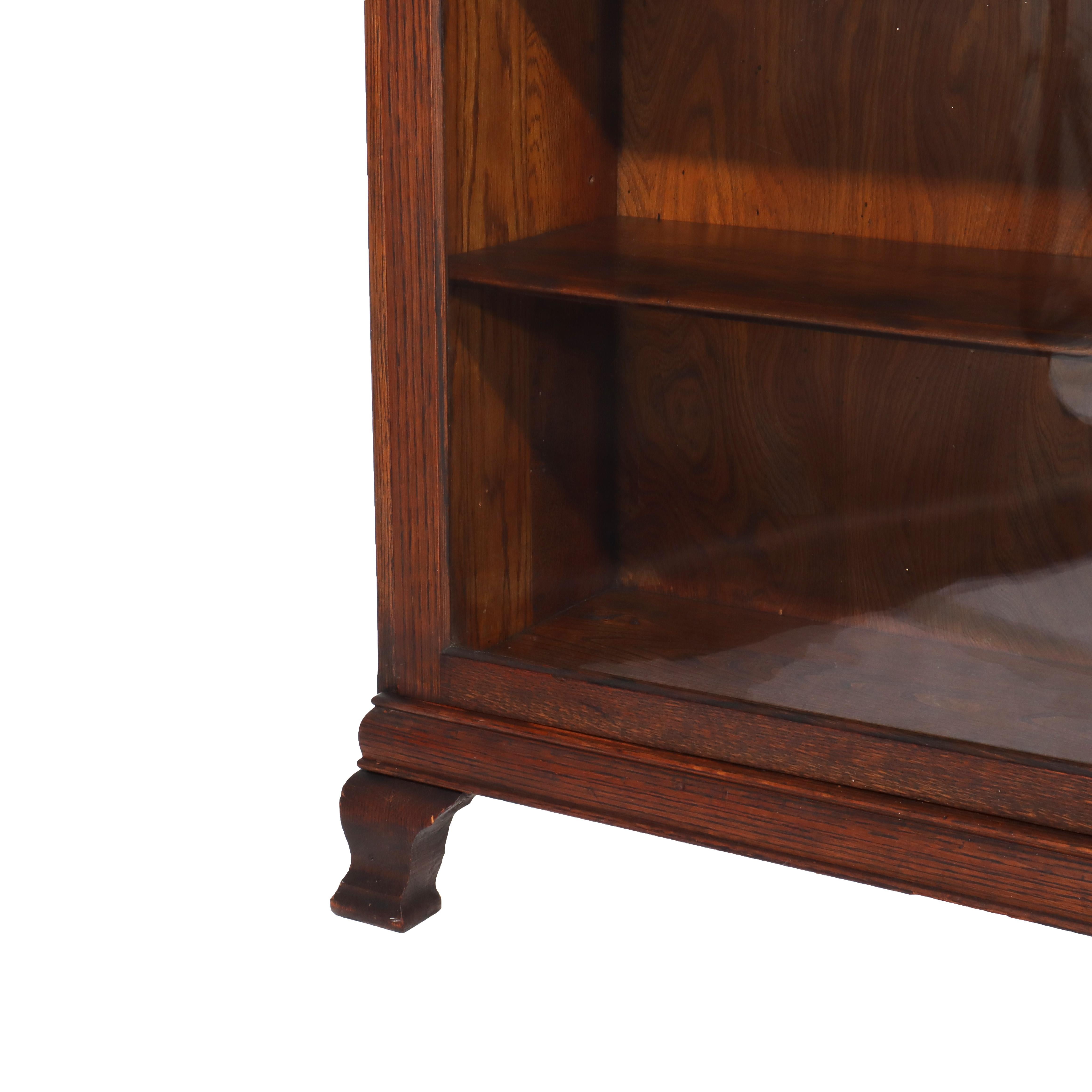 XX secolo Antica libreria a un'anta in Oak Oak della scuola RJ Horner, c1910 in vendita