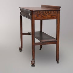 Antique RJ Horner School Oak Server, circa 1900