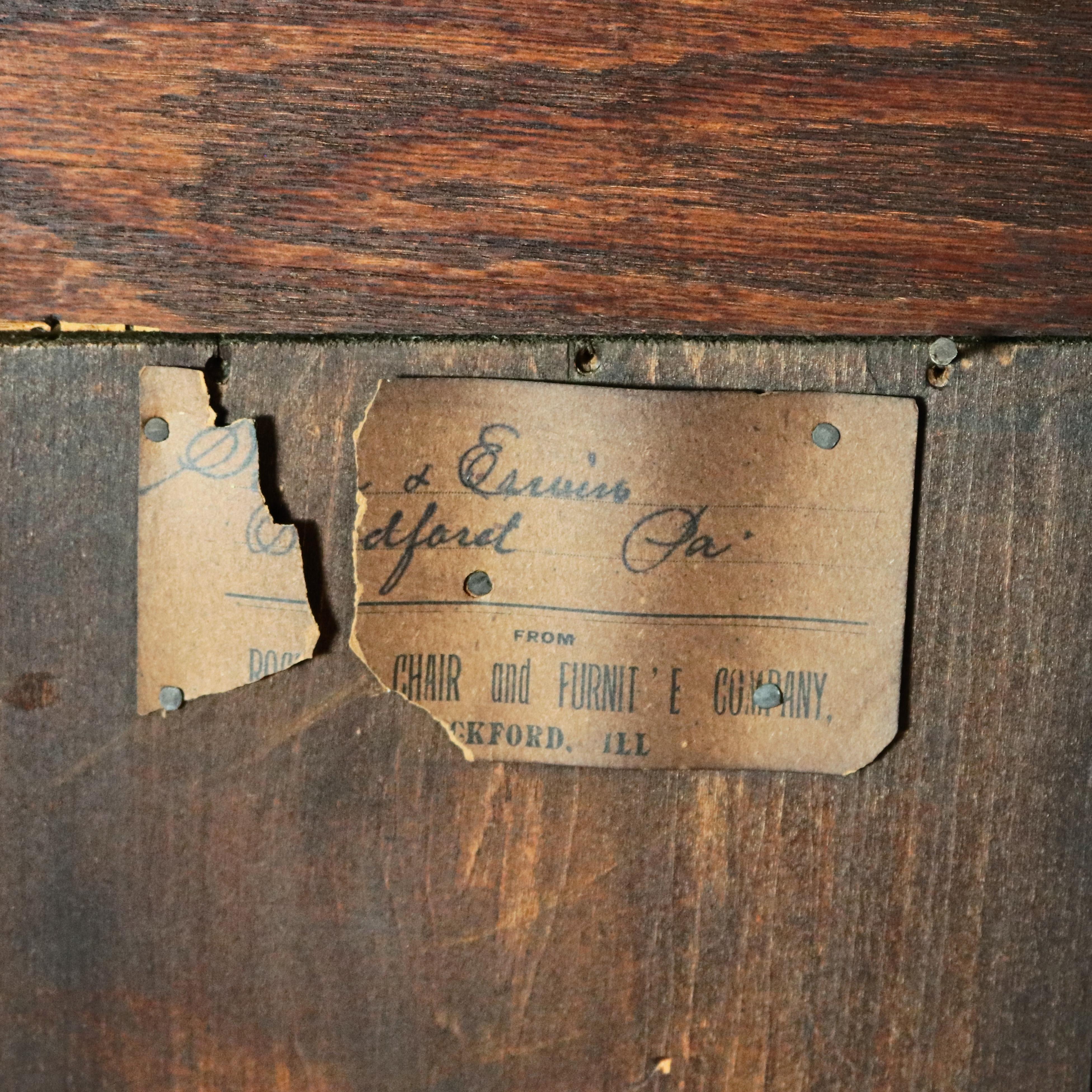 Antique RJ Horner School Victorian Carved Oak Curio Bookcase, 19th Century 3