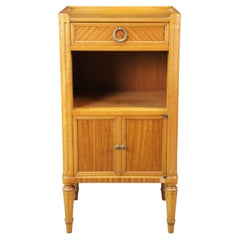 Antique Robert W Irwin Louis French XVI Satinwood Bedside Cabinet Nightstand