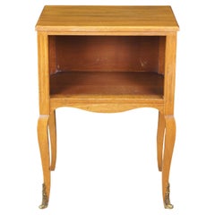 Vintage Robert W Irwin Louis XV French Walnut Bedside End Table Nightstand 