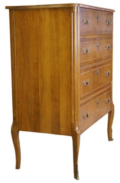 Robert Irwin Louis XV Style French Walnut Chest of Drawers Tallboy Dresser