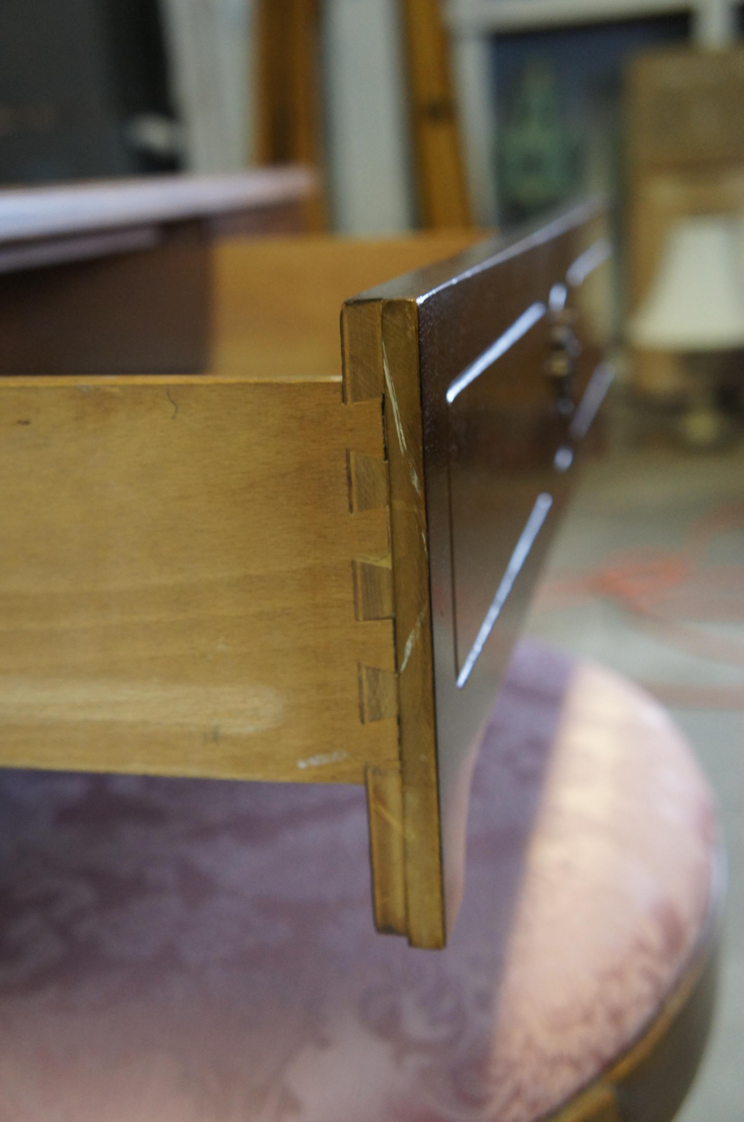 Antique Robert W Irwin Louis XV French Walnut Vanity Dressing Table Desk & Chair 2