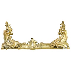 Antique Rocaille Ashtray in Gilded Brass, Extendable, 18th Century, Italy