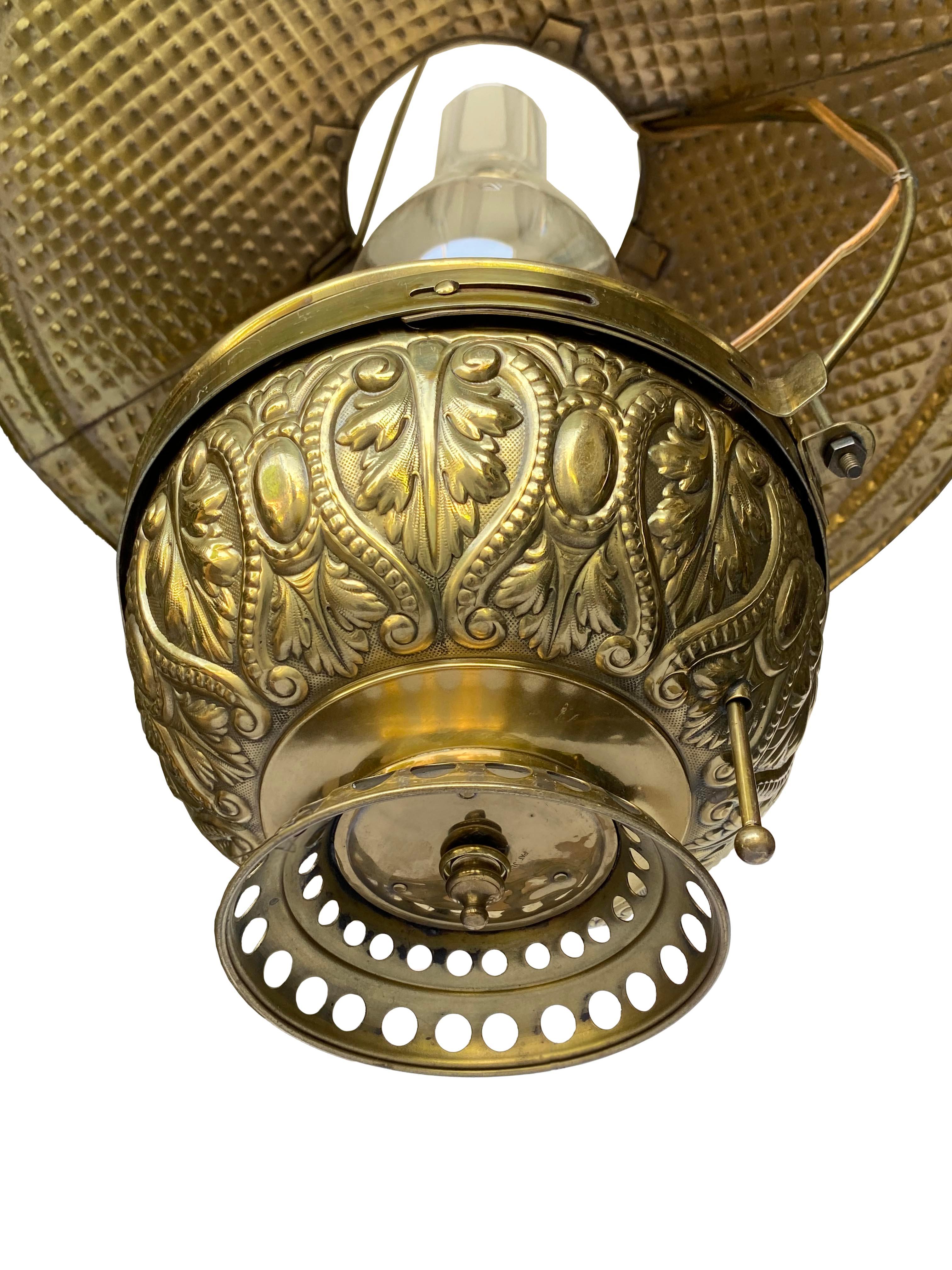 Antique Rochester Brass Hanging Lantern For Sale 4