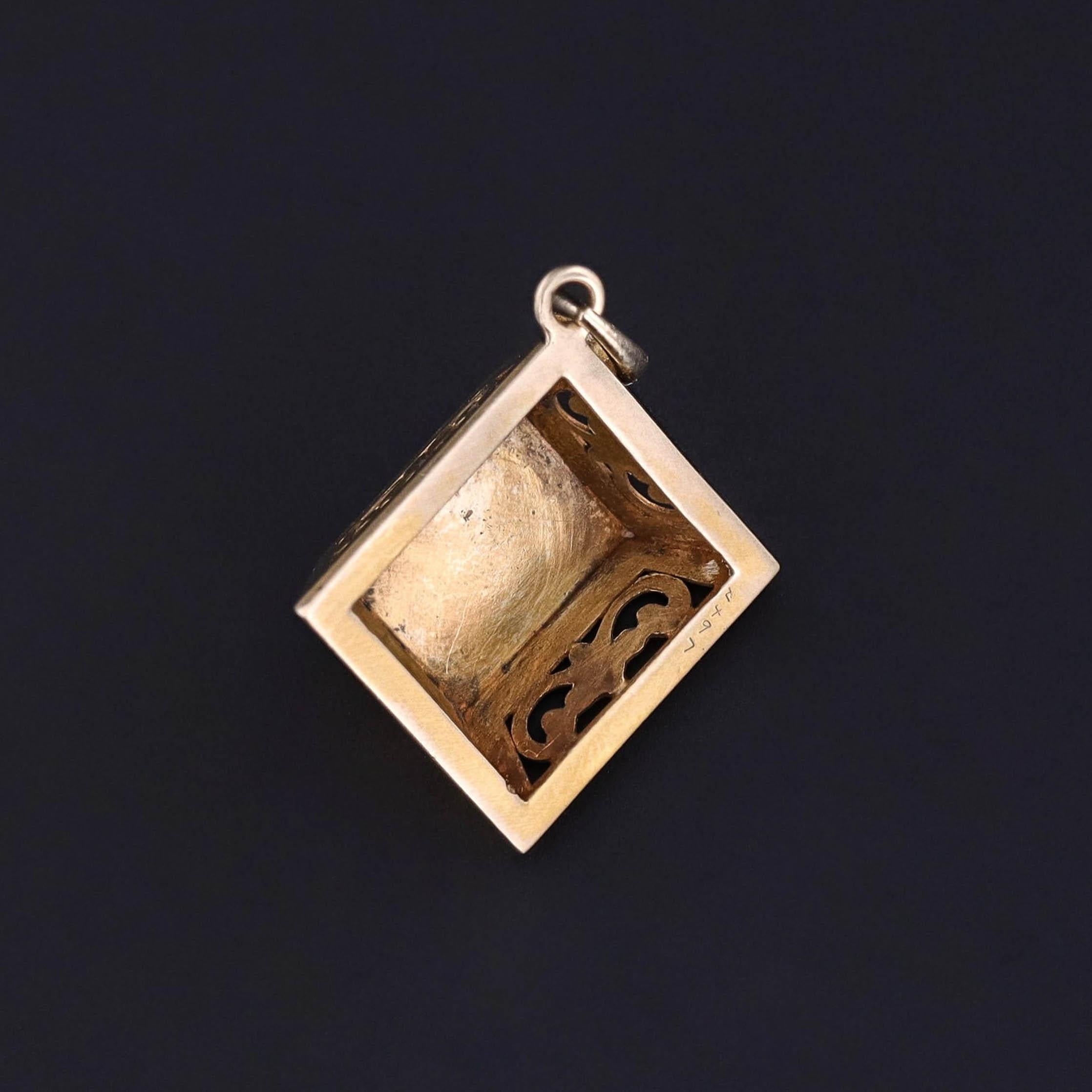 Vittoriano Charme Antiques di cristallo di rocca in oro 14k in vendita