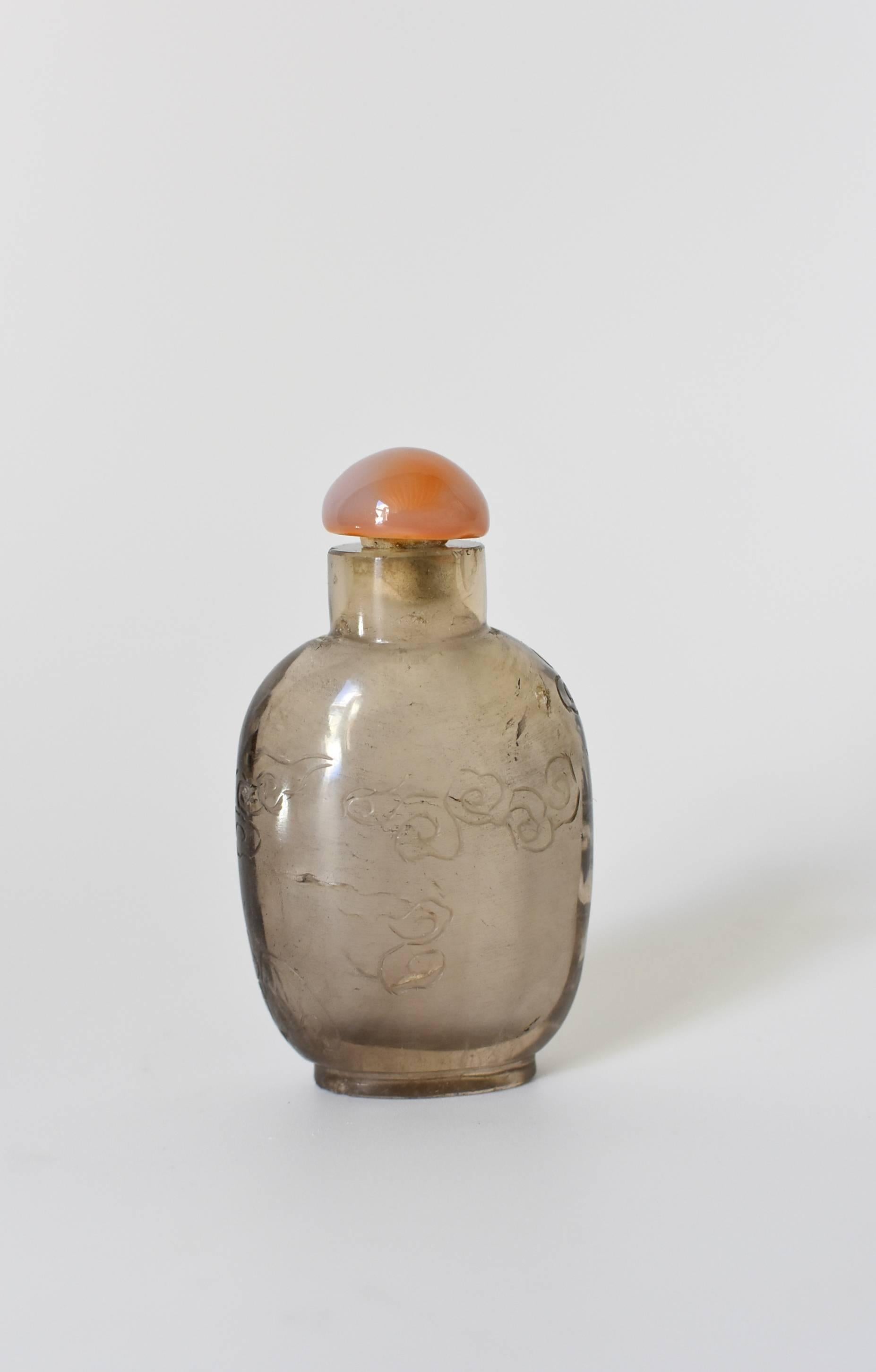Antique Rock Crystal Snuff Bottle 6