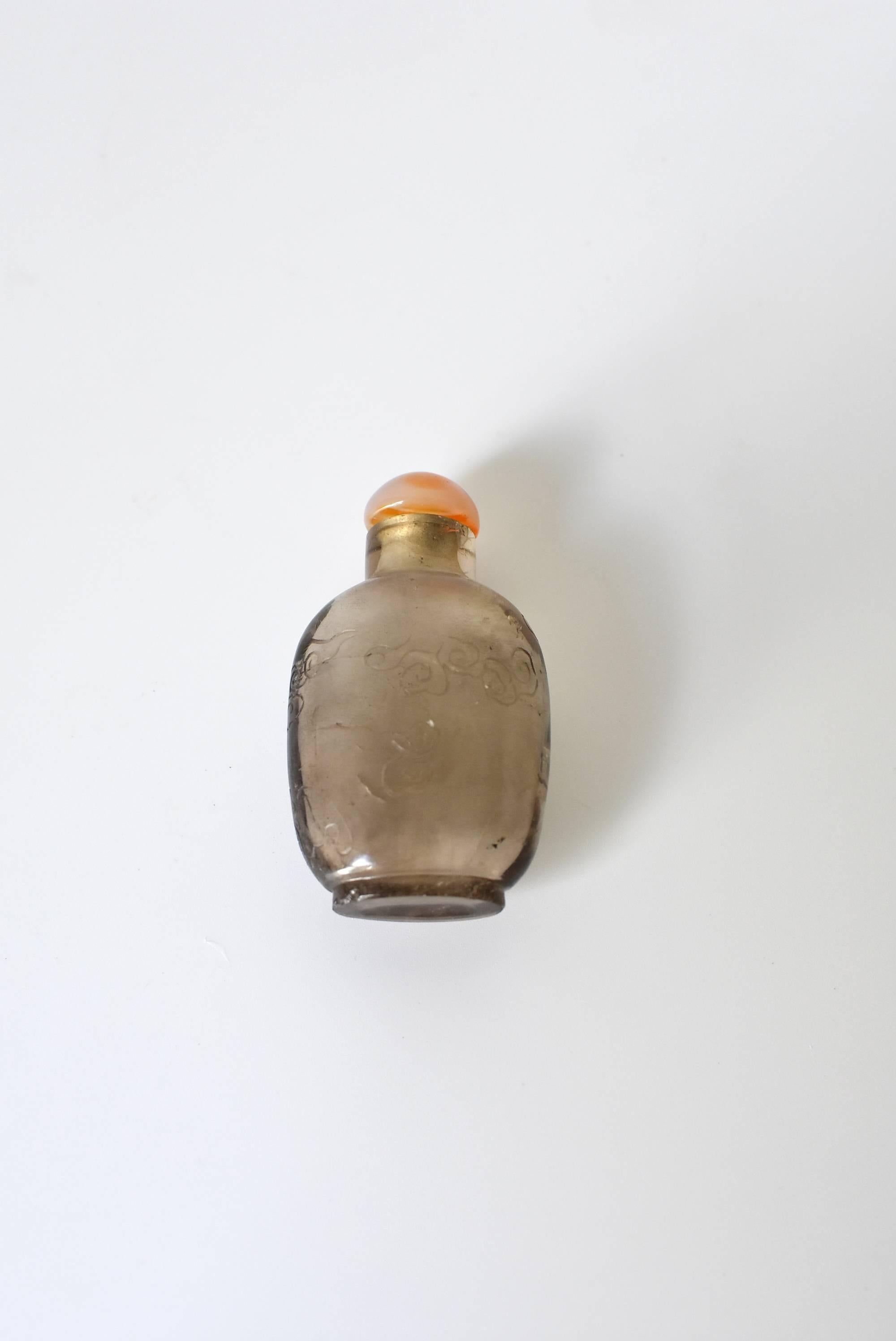 Antique Rock Crystal Snuff Bottle 14