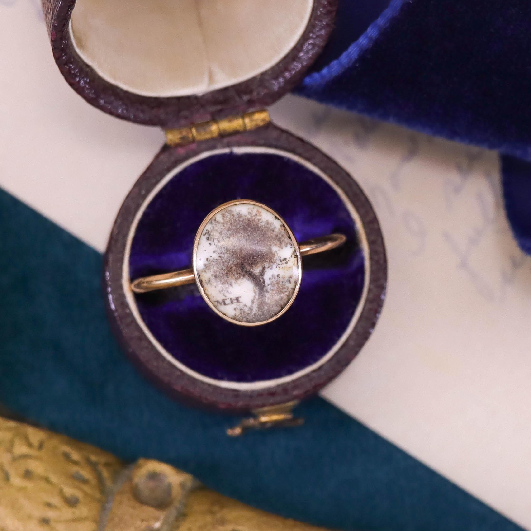 Anillo Antiguo Árbol de la Vida de Cristal de Roca en venta 2