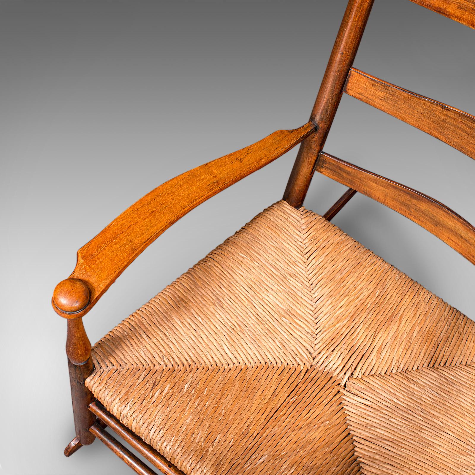 Antique Rocking Chair, American, Shaker Number 7 Rocker, Edwardian, Circa 1910 en vente 1