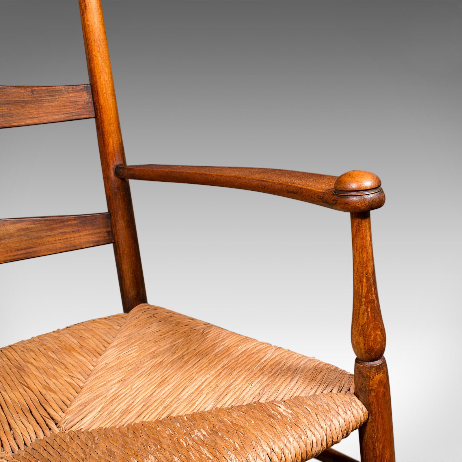 Antique Rocking Chair, American, Shaker Number 7 Rocker, Edwardian, Circa 1910 en vente 2