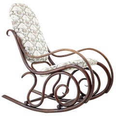 Antique Rocking Chair or Gebruder Thonet, 1881