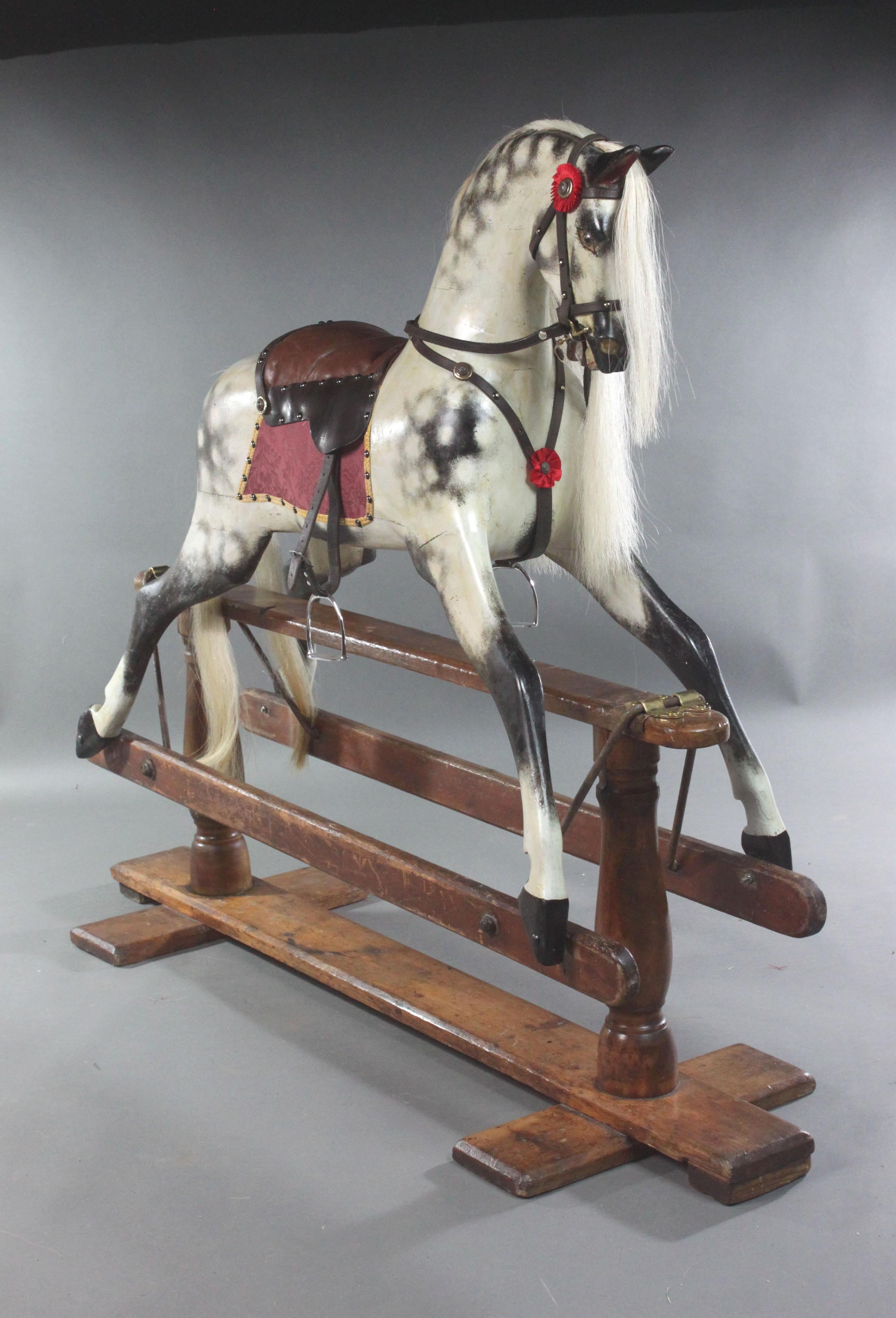 Antique Rocking Horse by F. H. Ayres 1
