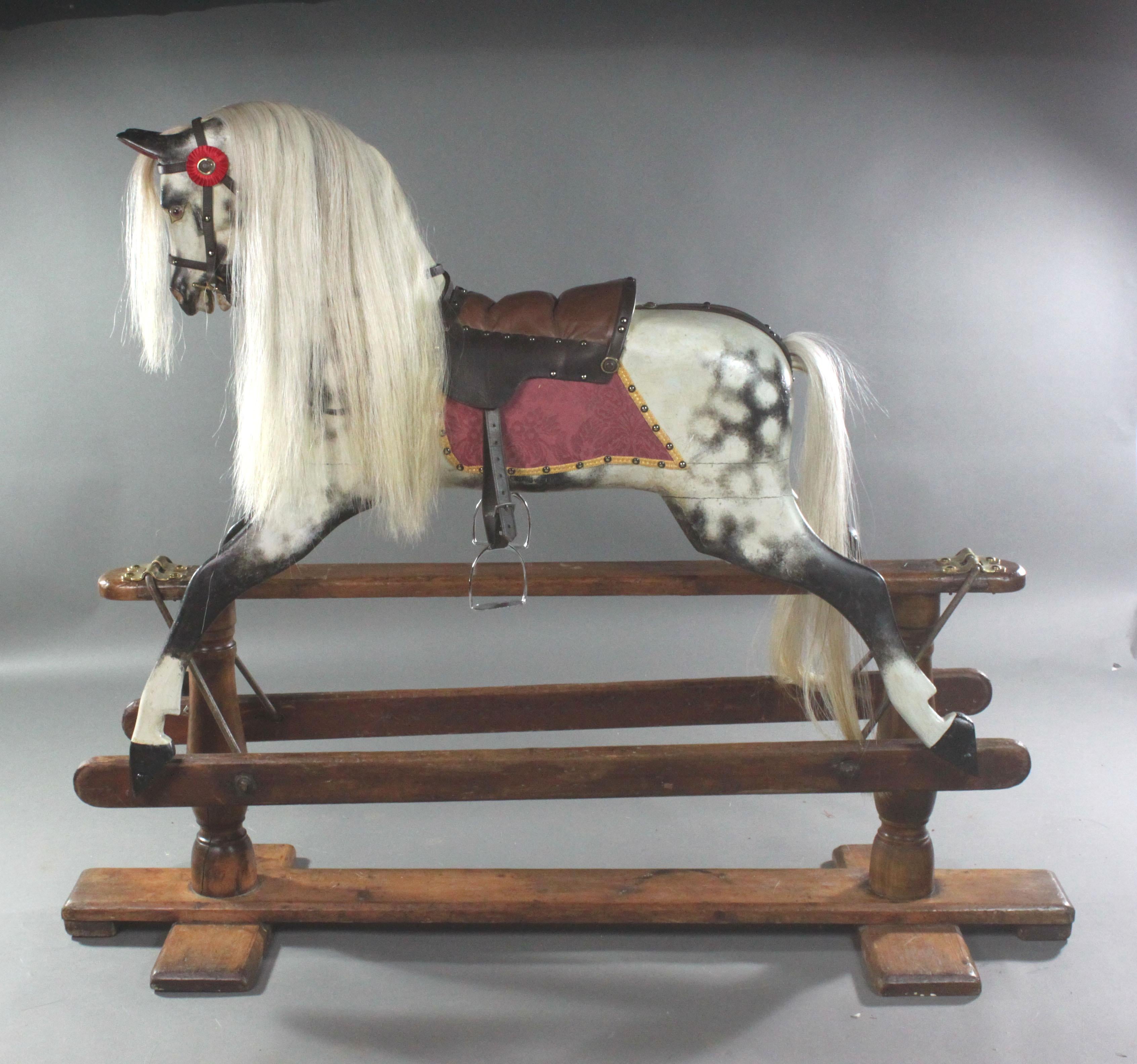old wooden rocking horse value