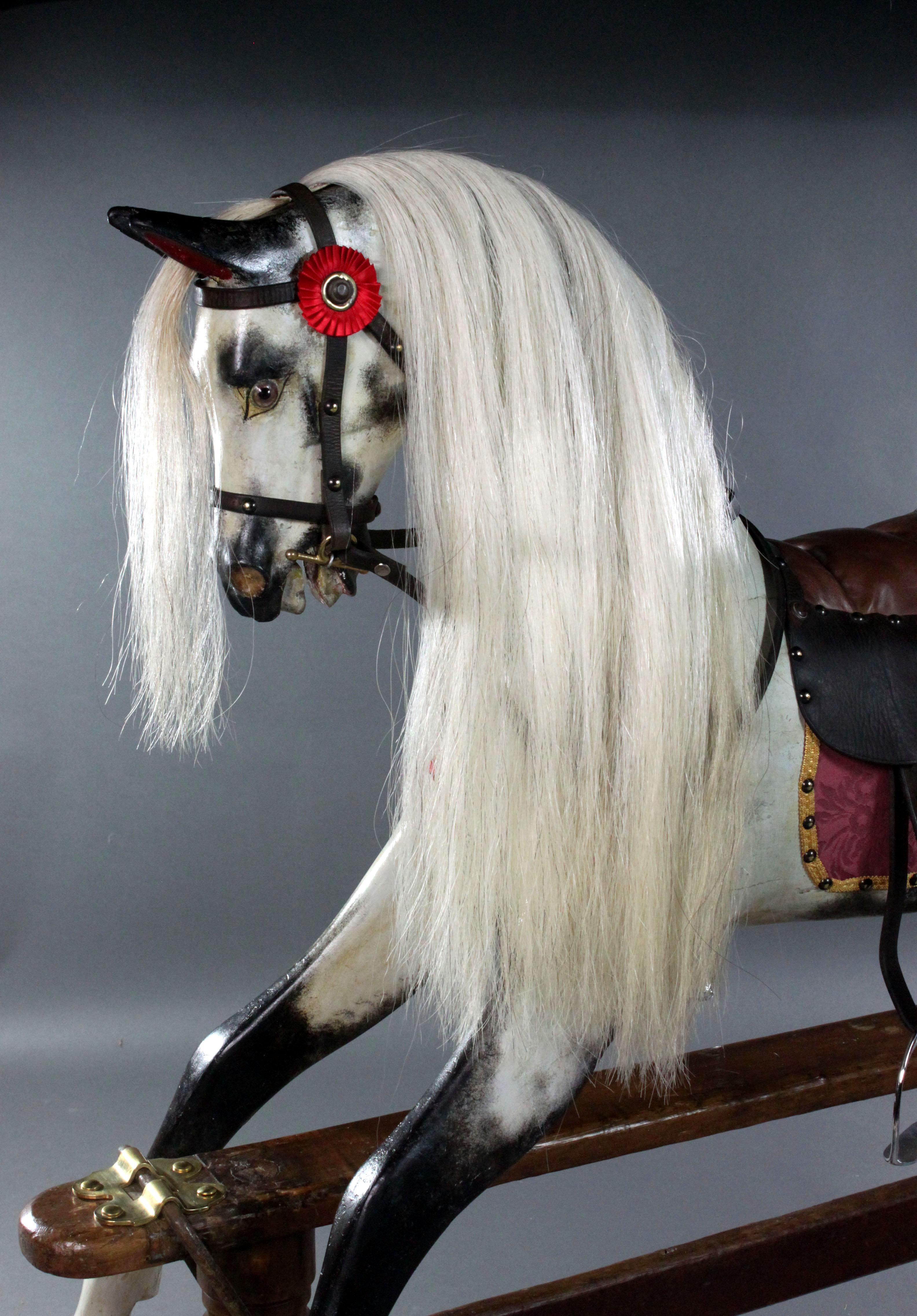 Country Antique Rocking Horse by F. H. Ayres