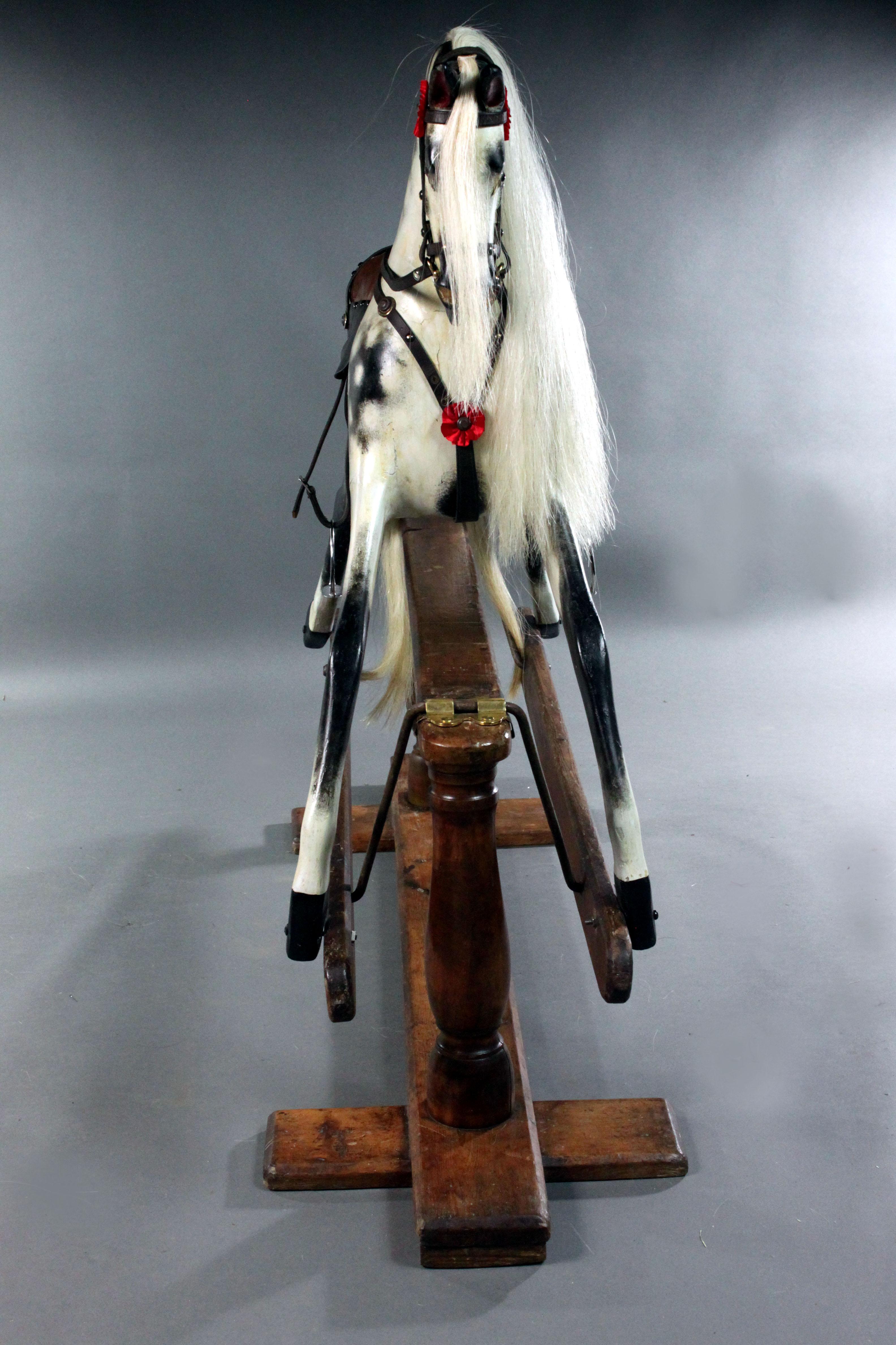 Antique Rocking Horse by F. H. Ayres In Good Condition In Bradford-on-Avon, Wiltshire