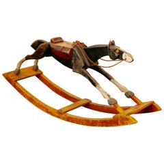 Antique Rocking Horse, circa 1900