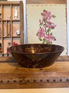 Antike Rockingham-Töpferwaren aus dem späten 19. Jahrhundert