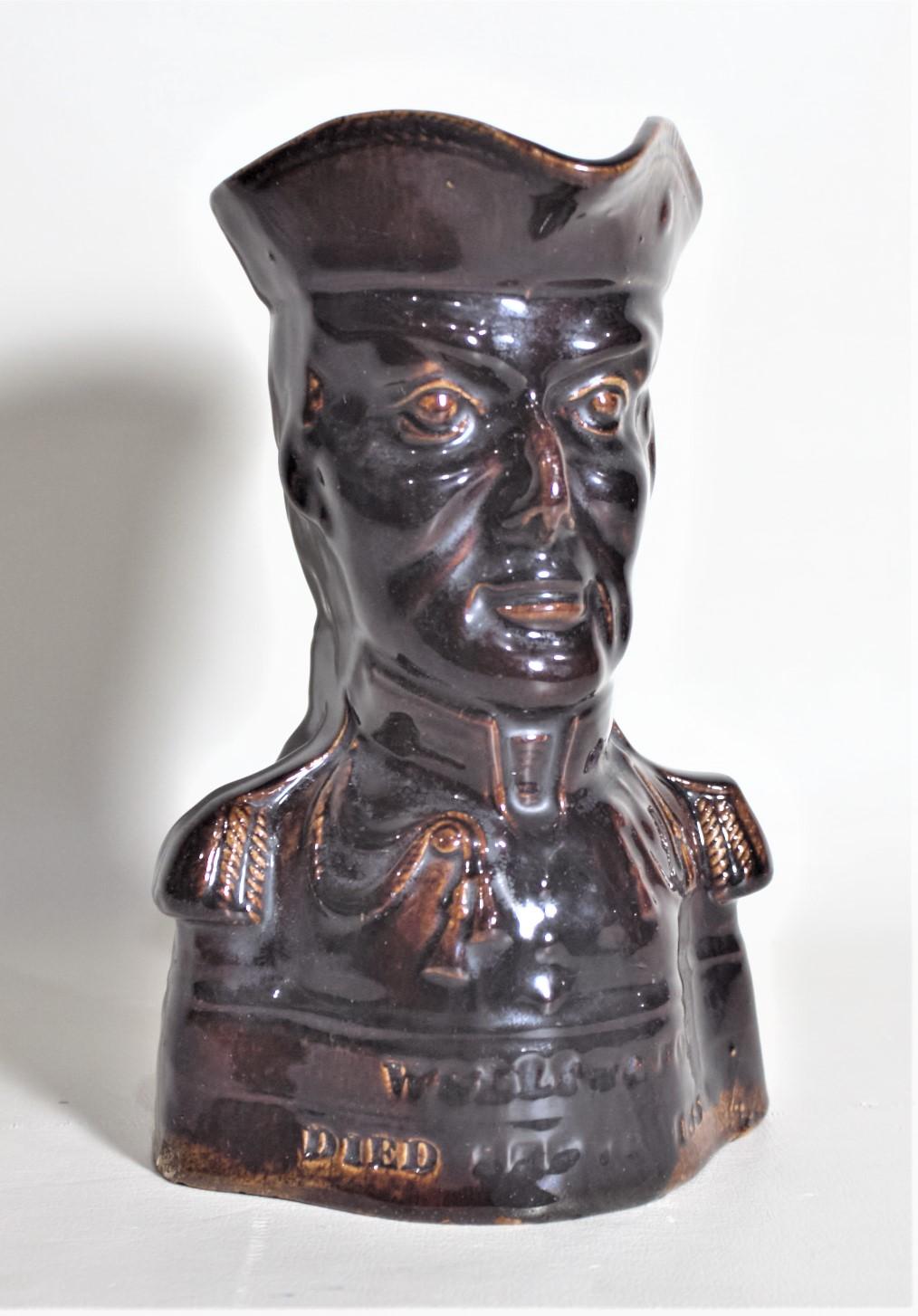 Antique Rockingham Treacle Glazed Lord Wellington Character or Toby Jug 2