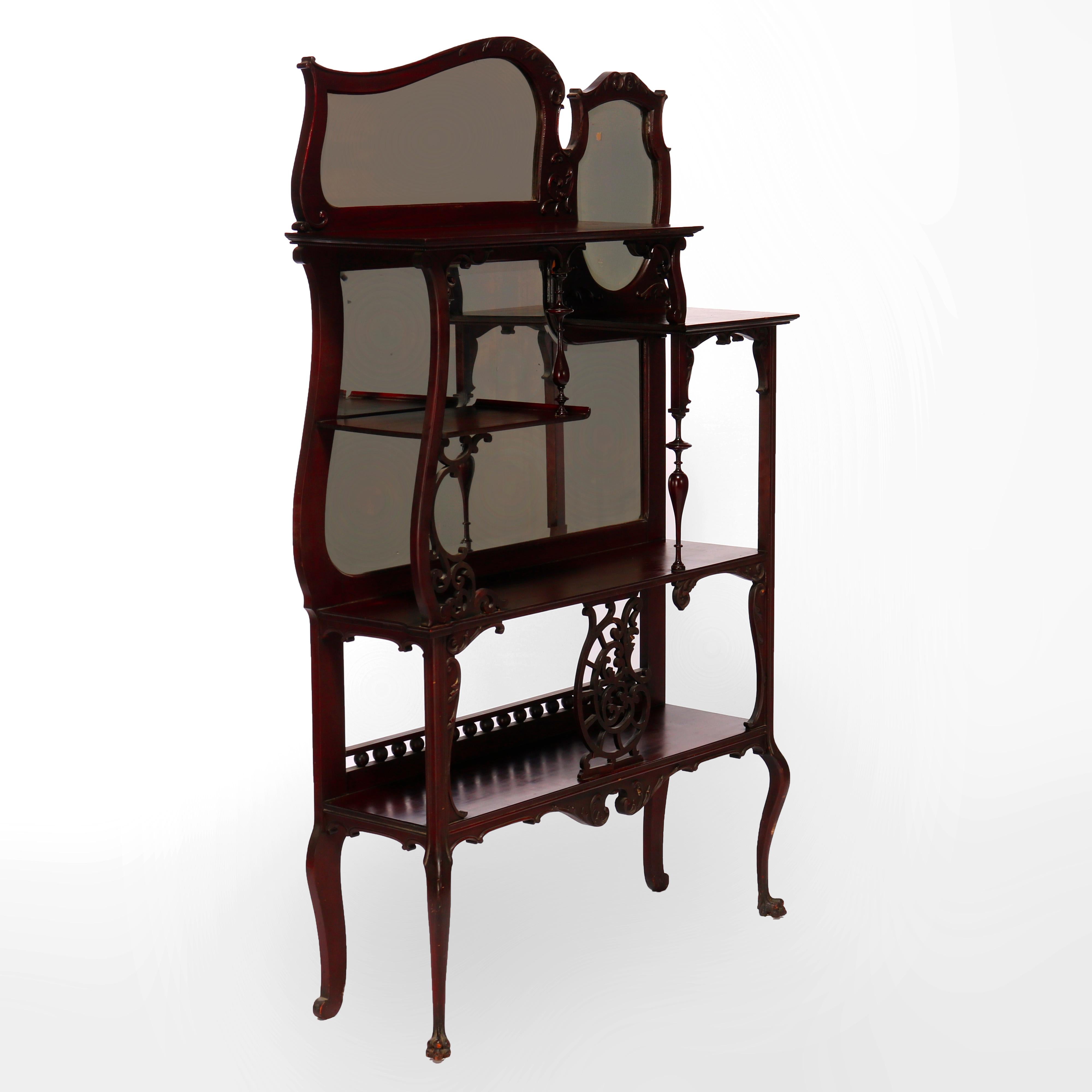 antique etagere