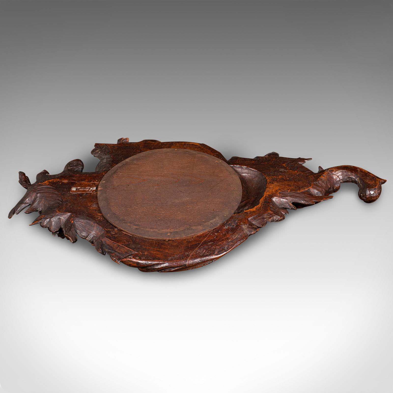 Antique Rococo Mirror, Italian, Carved Fruitwood, Hall, Lounge, Victorian, 1900 For Sale 5
