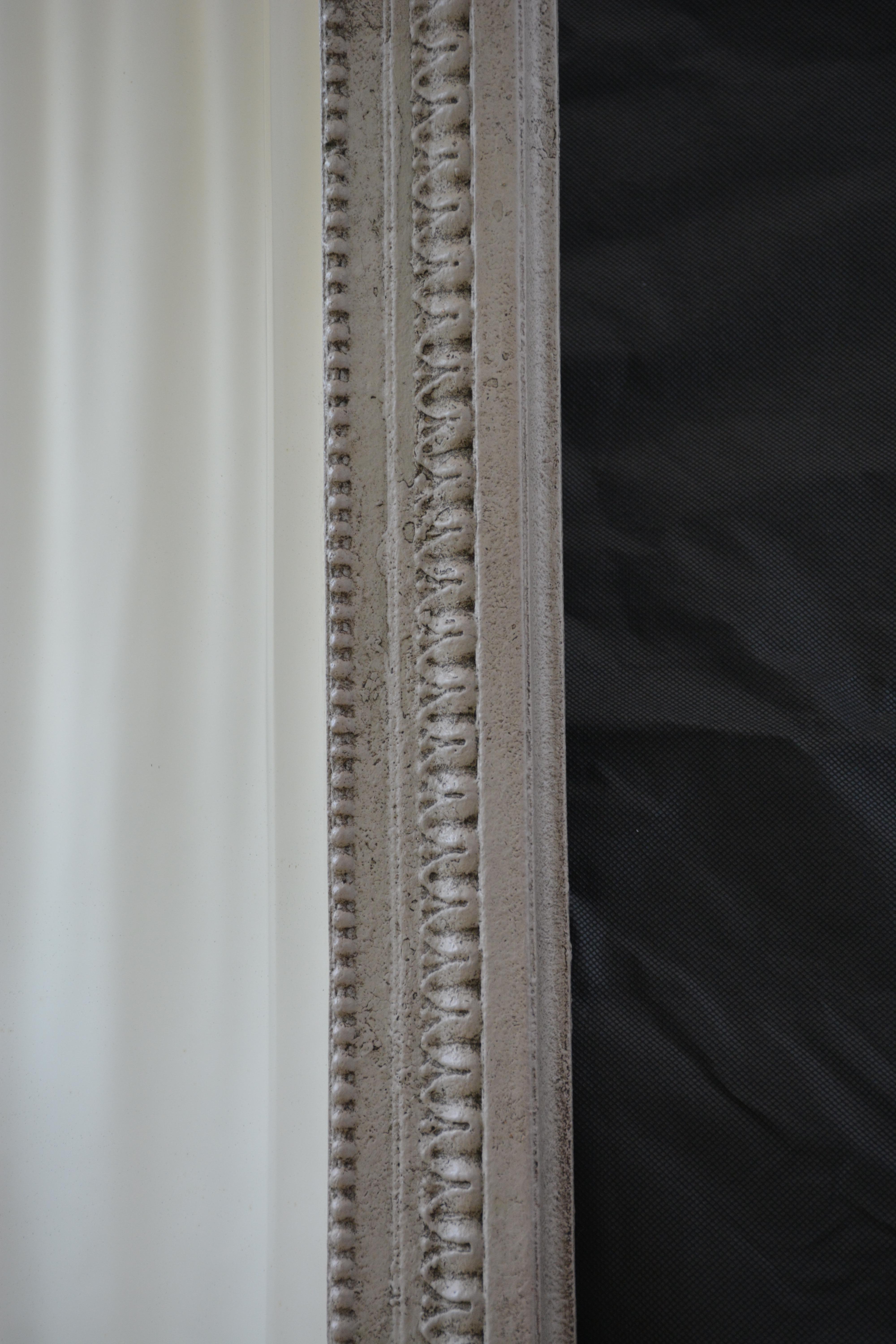 Antique Mirror da parete dipinto in stile rococò H140cm c1900s in vendita 6