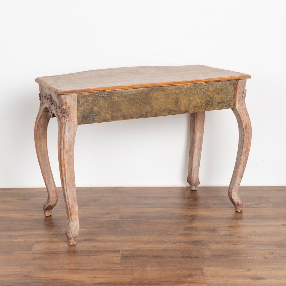 Antique Rococo Red Painted Side Table, Norway, circa 1780-1800 For Sale 6