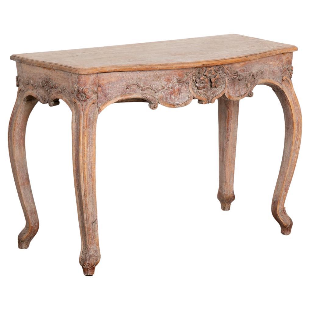 Antique Rococo Red Painted Side Table, Norway, circa 1780-1800 For Sale