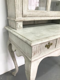 Antique Rococo Style Display Cabinet, Late 19th Century