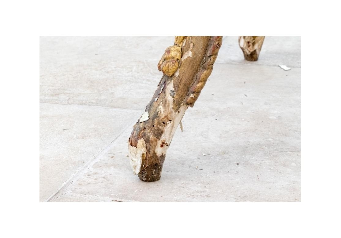Antique Rococo Style Marble Top Table  Table for Restoration For Sale 11