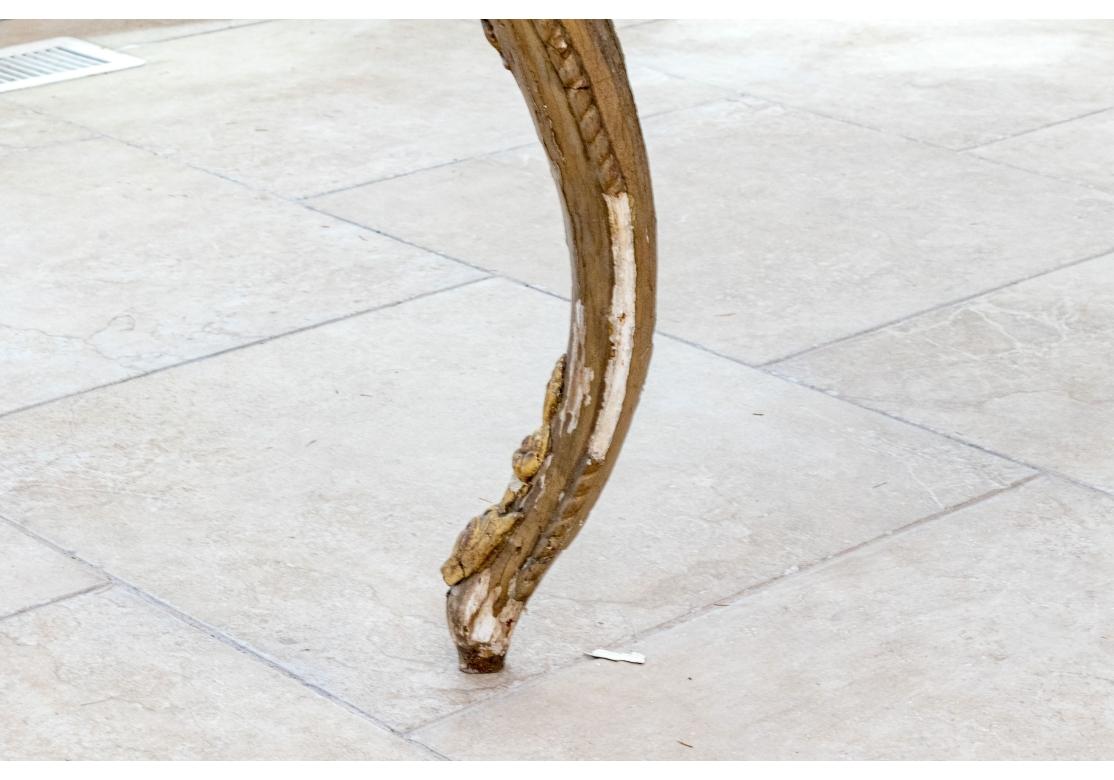 Antique Rococo Style Marble Top Table  Table for Restoration For Sale 3
