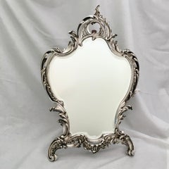 Antique Rococo Table Mirror, A. Aucoc, Paris, 1900