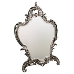 Antique Rococo Table Mirror, A. Aucoc, Paris, 1900