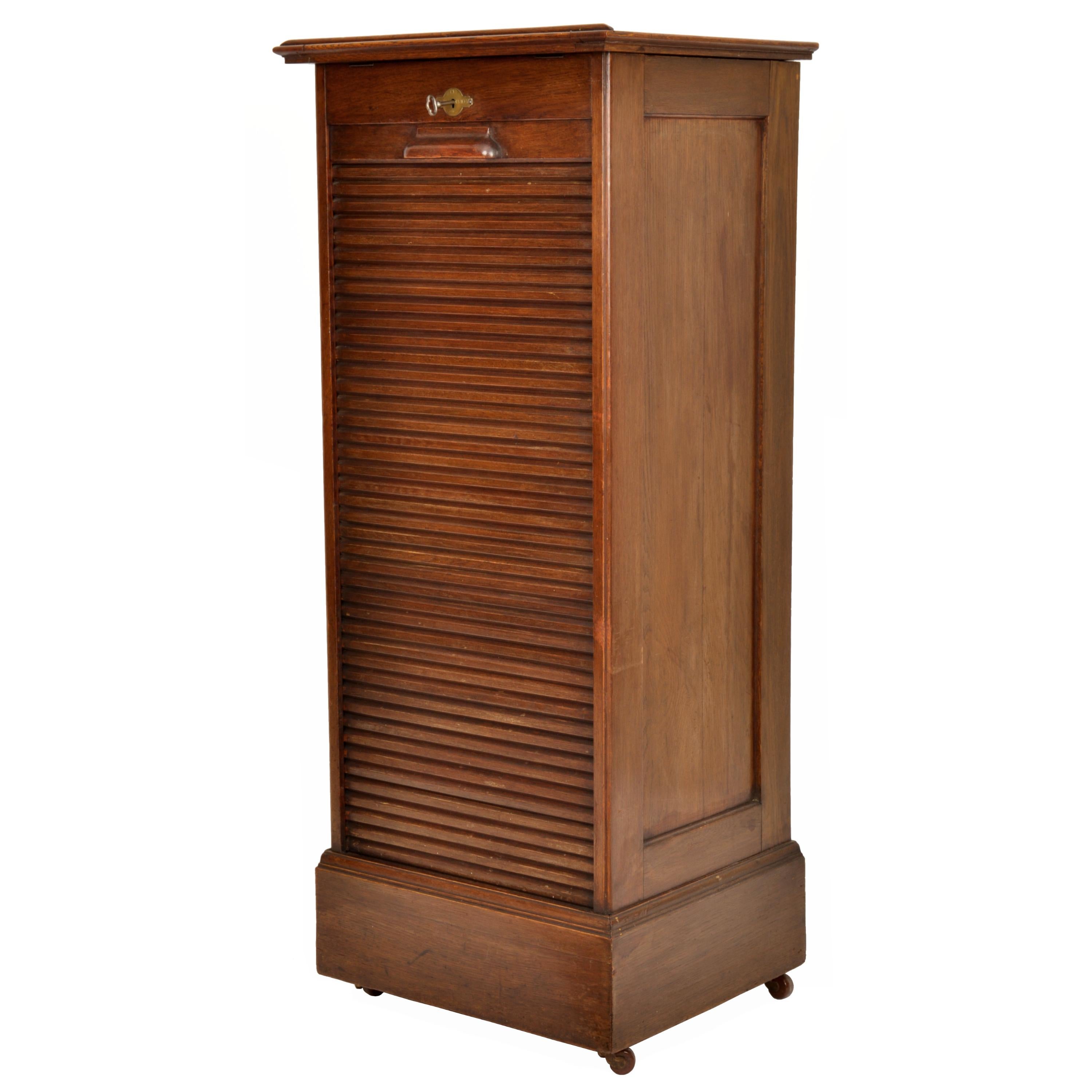 roll top cabinet