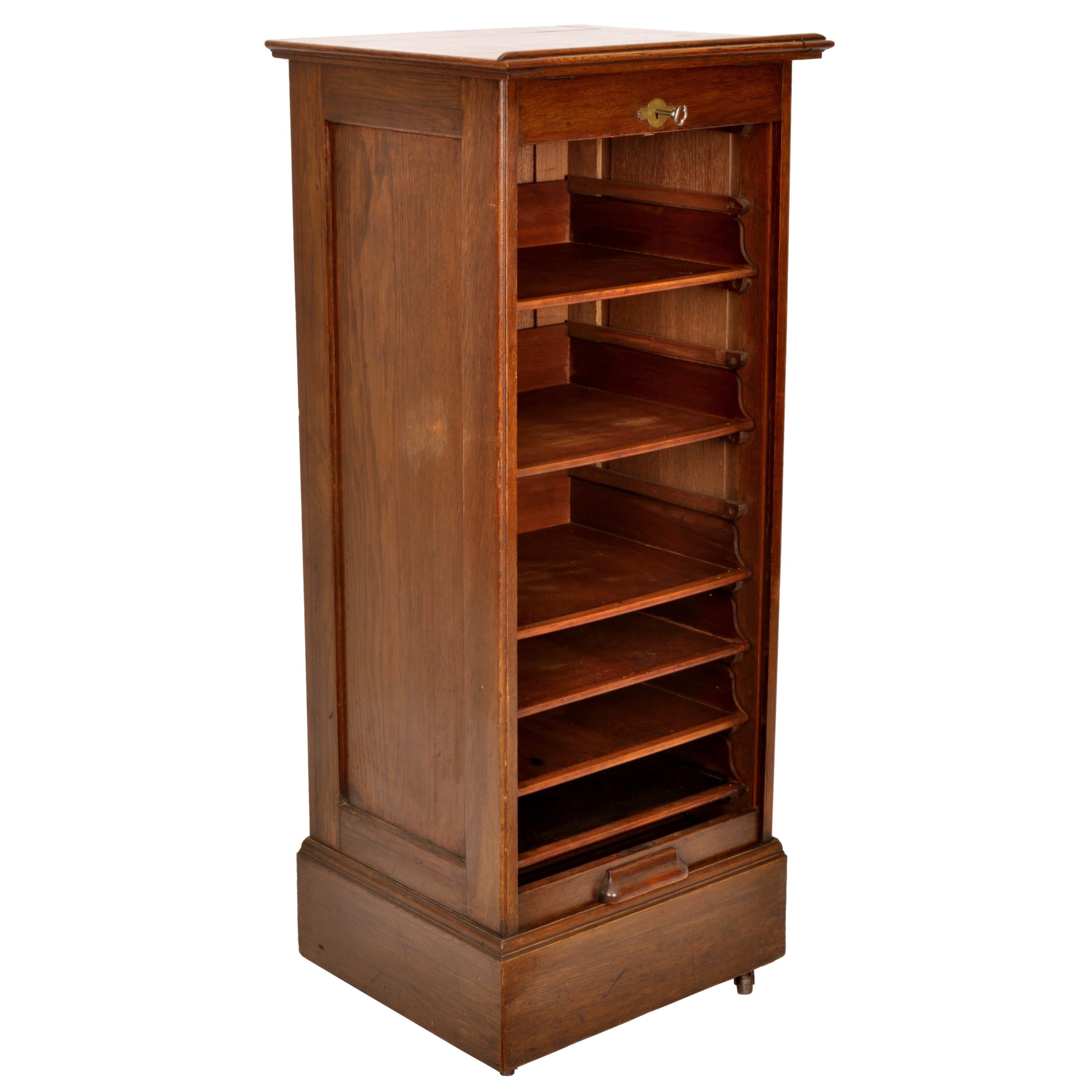 roll front cabinet