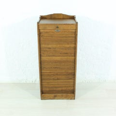 Antique Roller Shutter Cabinet, circa 1920