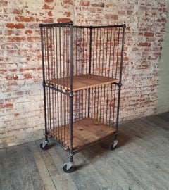 Antique Rolling Kitchen Cart / Work Station